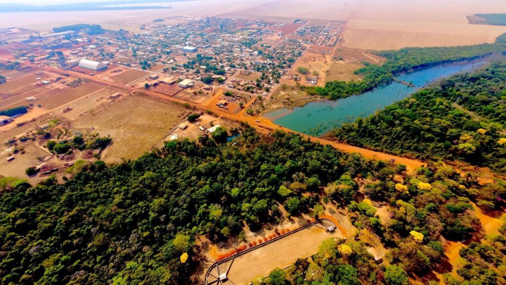 Vista aérea de Boa Esperança do Norte (MT)