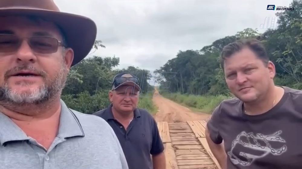 Autoridades de Boa Esperança vistoriam estradas após chuvas