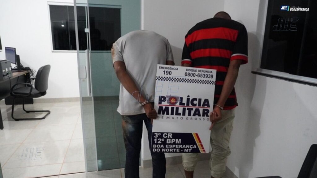 Polícia apreende táxi e prende dois por tráfico em Boa Esperança