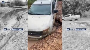 Chuvas danificam estrada de acesso à comunidade de São Roque