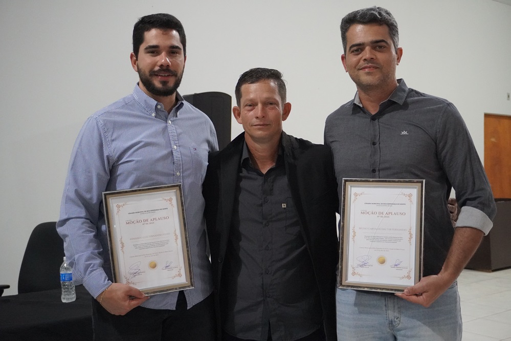 Médicos recebem moção de aplauso em Boa Esperança do Norte