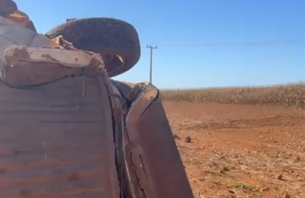 Acidente com Amarok deixa produtor ferido na MT-338