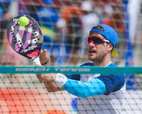 Sorriso sedia etapa de circuito mundial de Beach Tennis