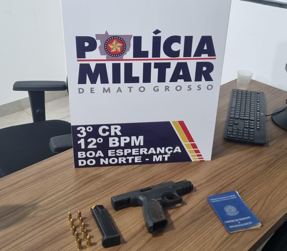 Homem é preso em Boa Esperança com arma após agressão