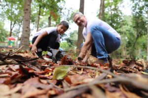Crianças plantam mudas e celebram Dia da Árvore em Sorriso