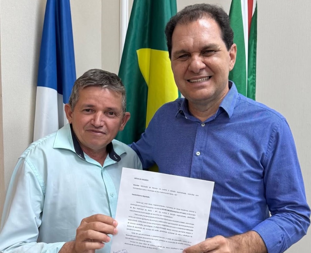 Vereador Izaqueu busca recursos para saúde em visita a Cuiabá