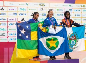 Beatriz conquista ouro e leva Sorriso ao topo nos Jogos da Juventude