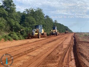 Prefeitura de Nova Ubiratã realiza melhorias em trecho da MT-242