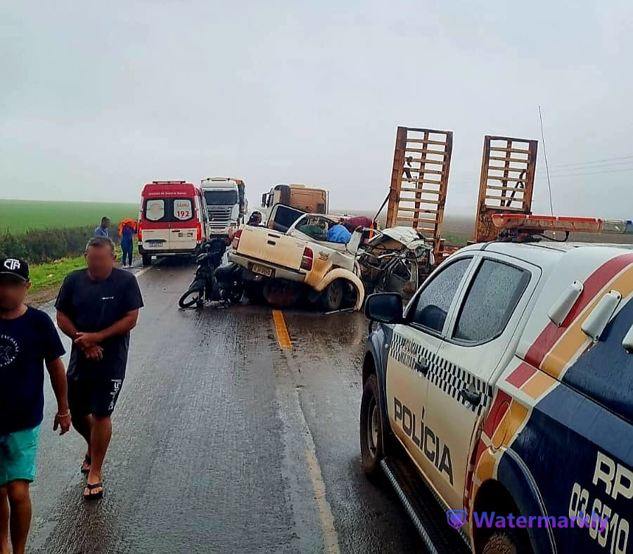 Condutor fica ferido em grave acidente na MT-140, em Boa Esperança