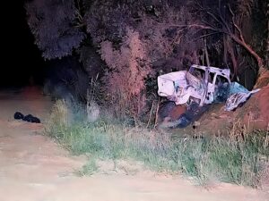 Duas pessoas morrem em caminhonete incendiada na MT-490