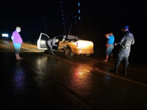 PM de Boa Esperança prende suspeitos e apreende arma irregular