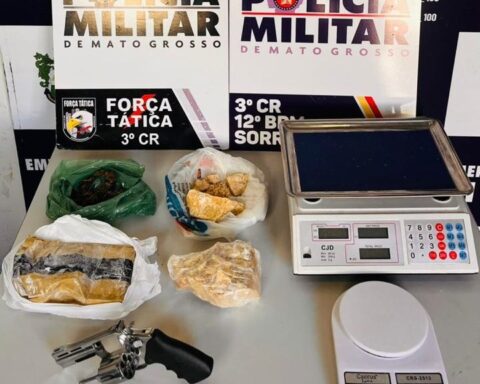 Força Tática prende suspeito de tráfico de drogas em Sorriso