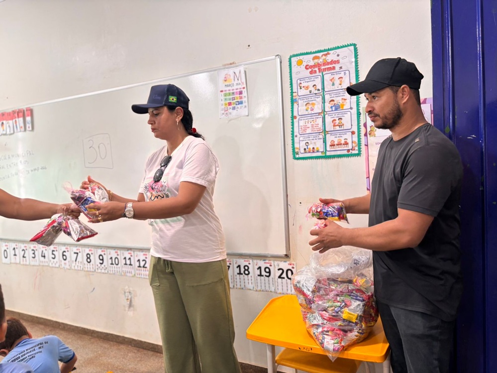 Páscoa em Nova Ubiratã leva doces a comunidades