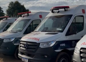 Boa Esperança do Norte recebe seis novas ambulâncias