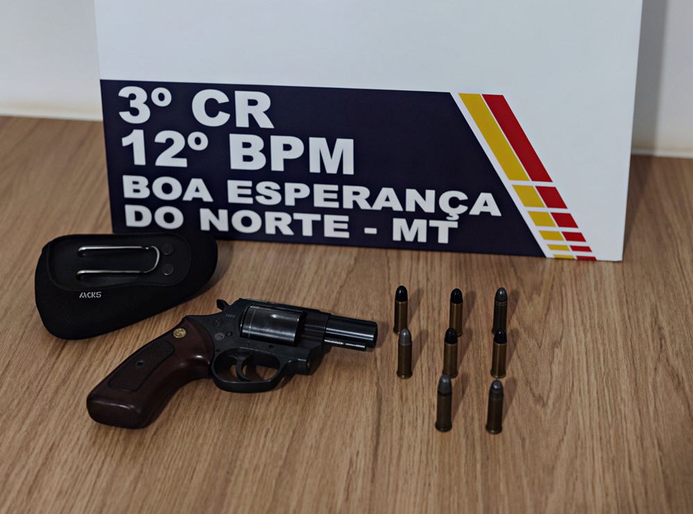 Homem é preso por porte ilegal de arma na MT-140