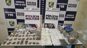 Força Tática prende três por tráfico e apreende drogas em Sorriso