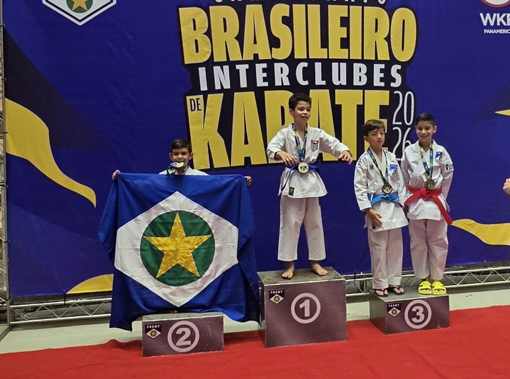Karateca de Boa Esperança é vice-campeão em etapa do Brasileiro
