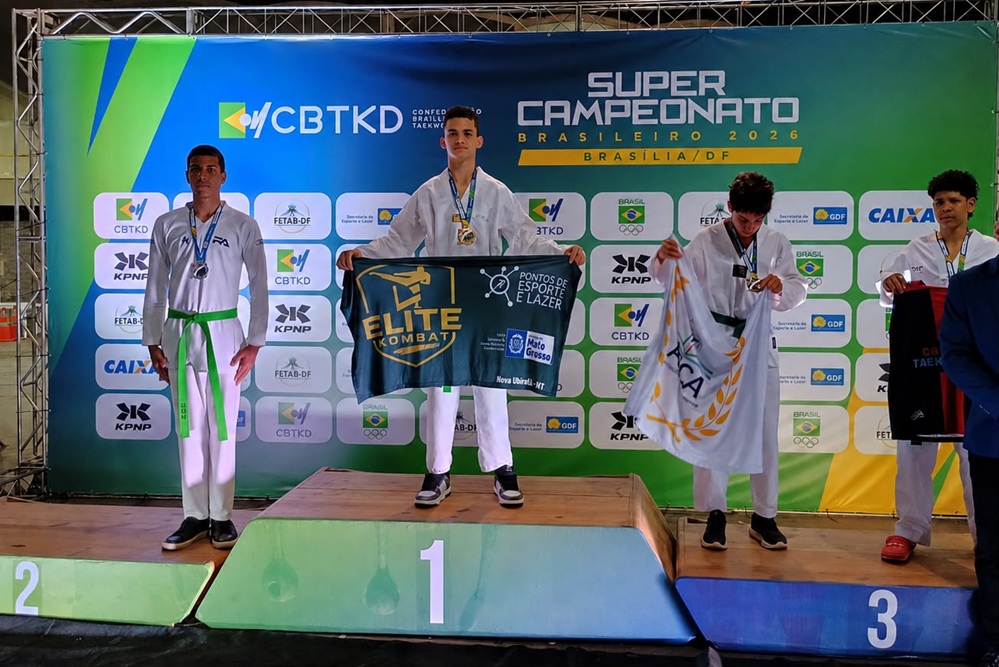 Atletas de Nova Ubiratã brilham no Brasileiro de Taekwondo