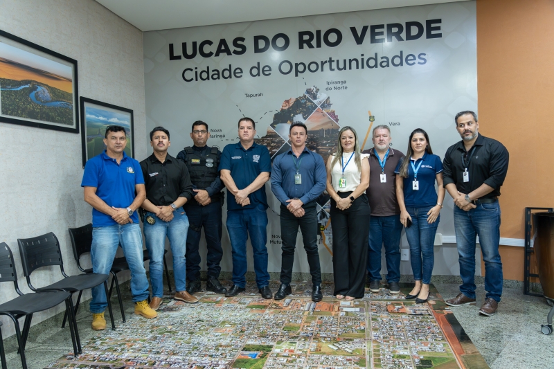 Segurança pública de Lucas do Rio Verde atrai comitiva