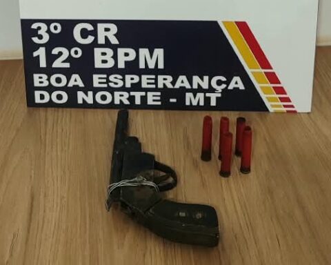PM prende jovem com arma de fogo no Assentamento Santa Rosa