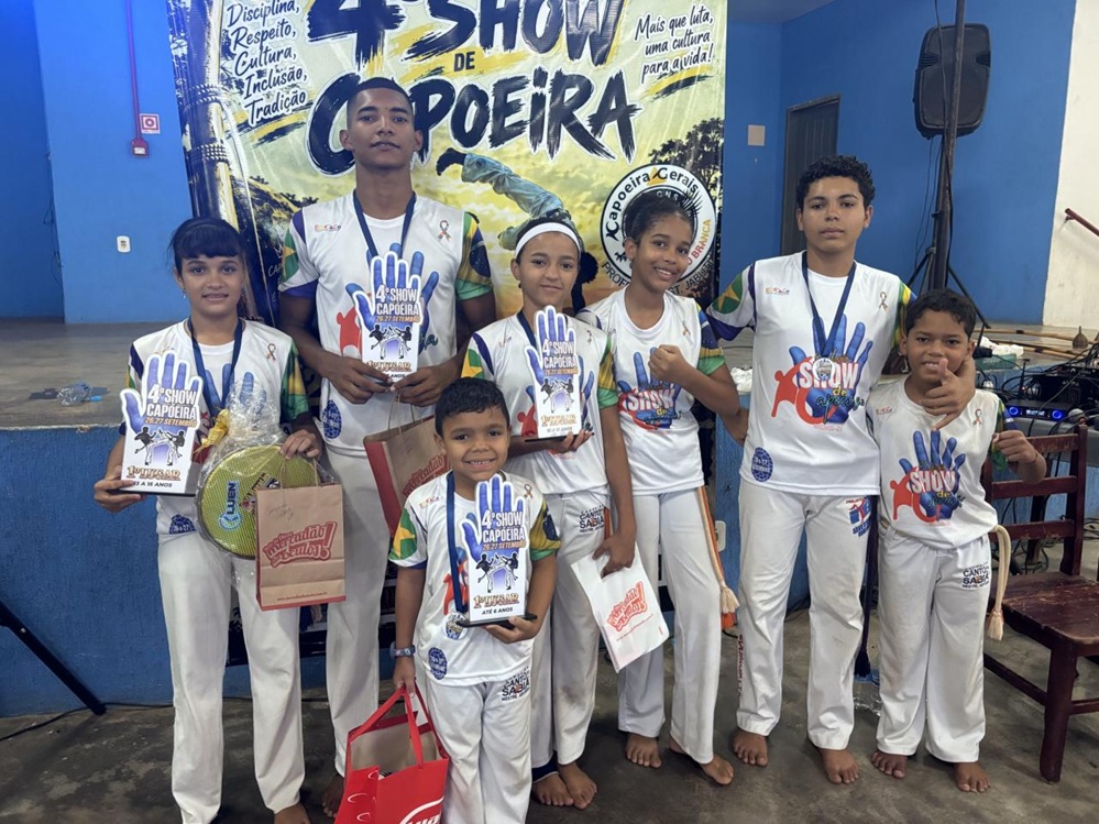 Atletas de Sorriso conquistam cinco títulos no 4º Show de Capoeira