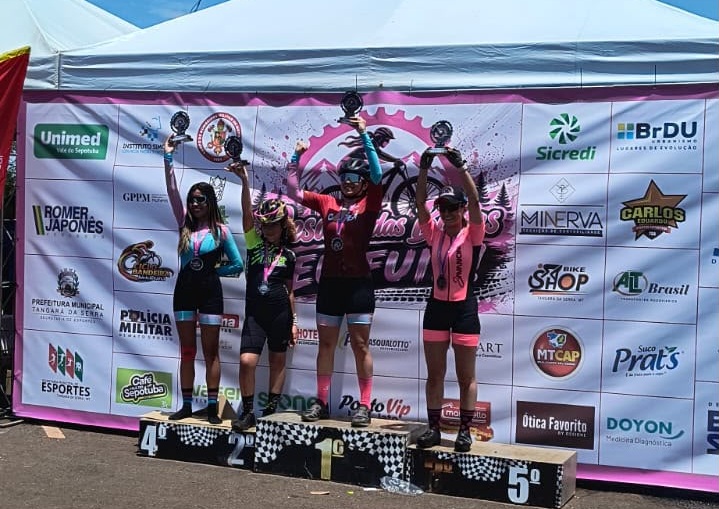 Nicolly Brun conquista título de ciclismo em Tangará da Serra