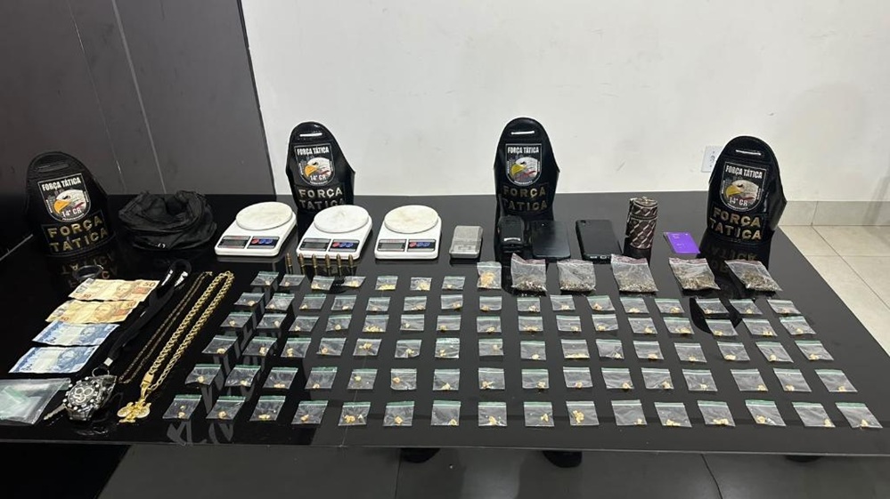 Casal é preso por suspeita de tráfico de drogas em Nova Mutum