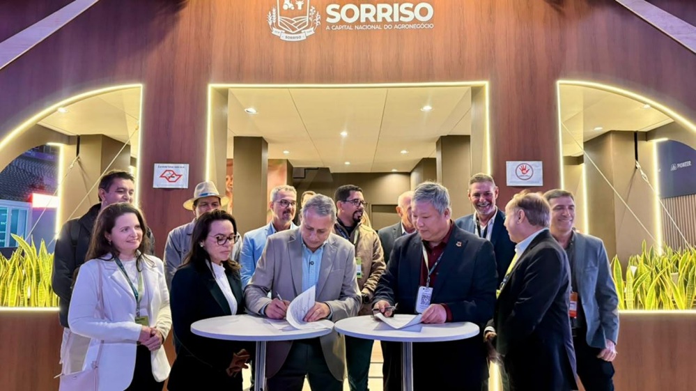 Sorriso e China assinam acordo de cooperação técnica